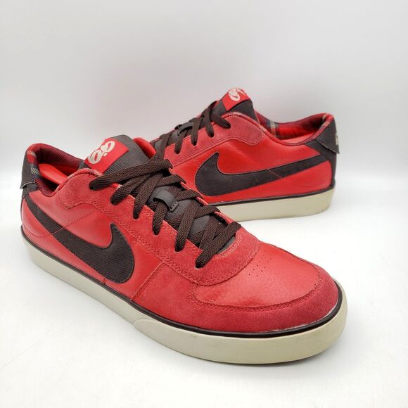 NIKE Mavrk 6.0 Low Men's 12 Skateboarding Shoes 313067-602 Red Brown 2010 - Picture 3 of 10